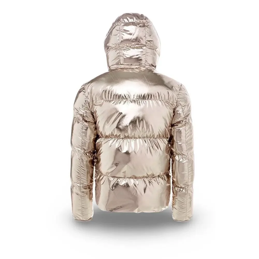 NWT Jordan Craig Toronto Bubble Men's Jacket Metallic Gold 91542M-GOLD